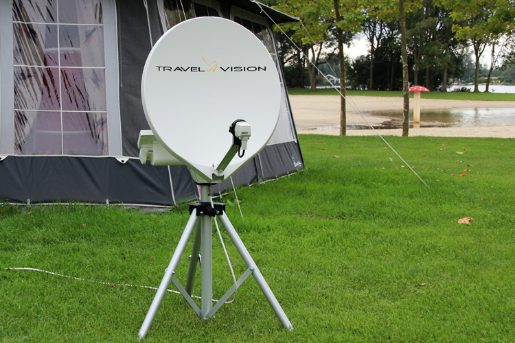 Travel Vision satellietschotel voor camper, caravan of tent